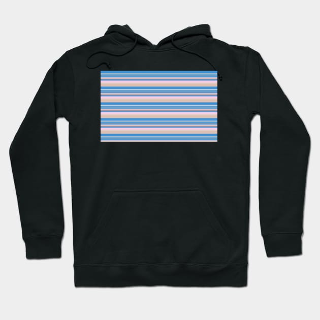 Cherry Blossom Face Stripes Hoodie by ellenhenryart